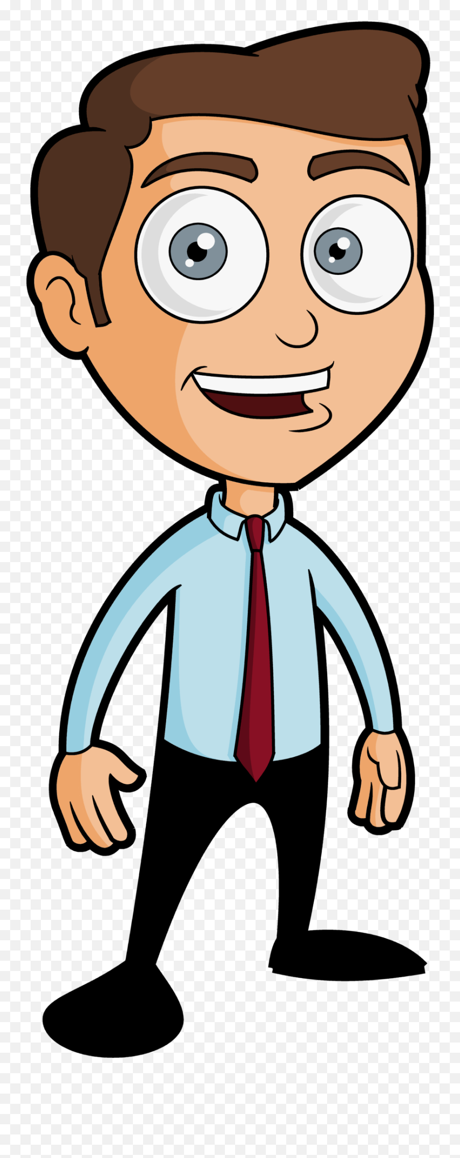 Free Business Man Cartoon Vector - Free Business Man Cartoon Mann Clipart Cartoon Png Emoji,Business Clipart