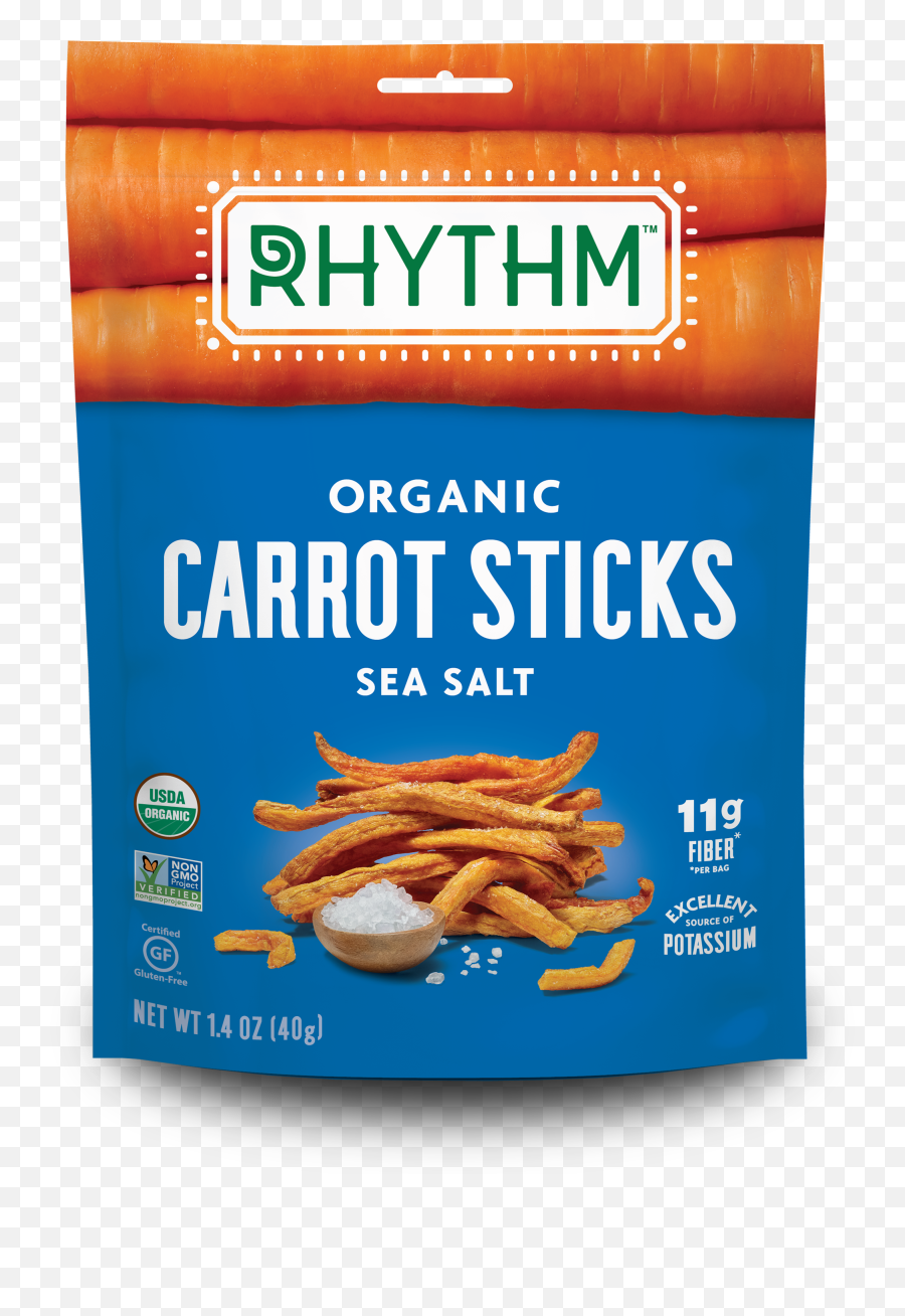 Organic Sea Salt Carrot Sticks - Rhythm Superfoods U2013 Rhythm Emoji,Carrot Transparent
