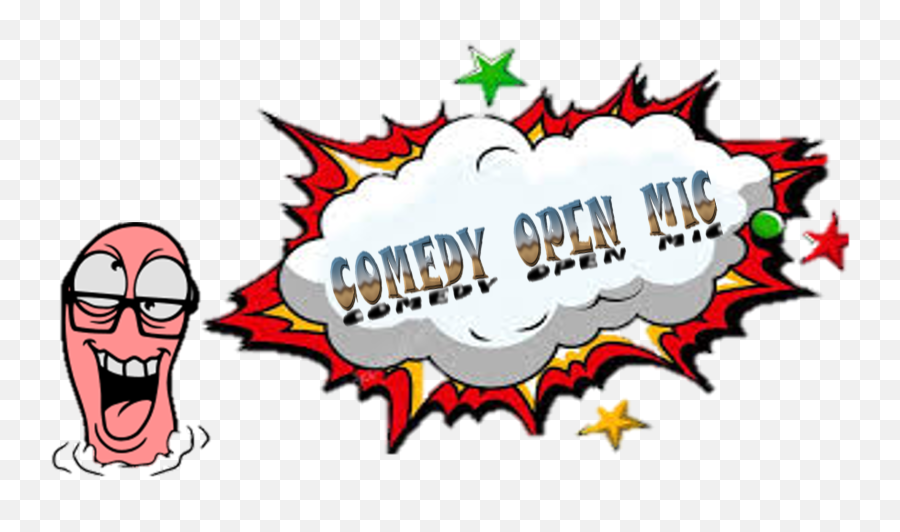 Comedy Open Mic Logo And Banner Design Contest - Win Sbds Emoji,Open Mic Png