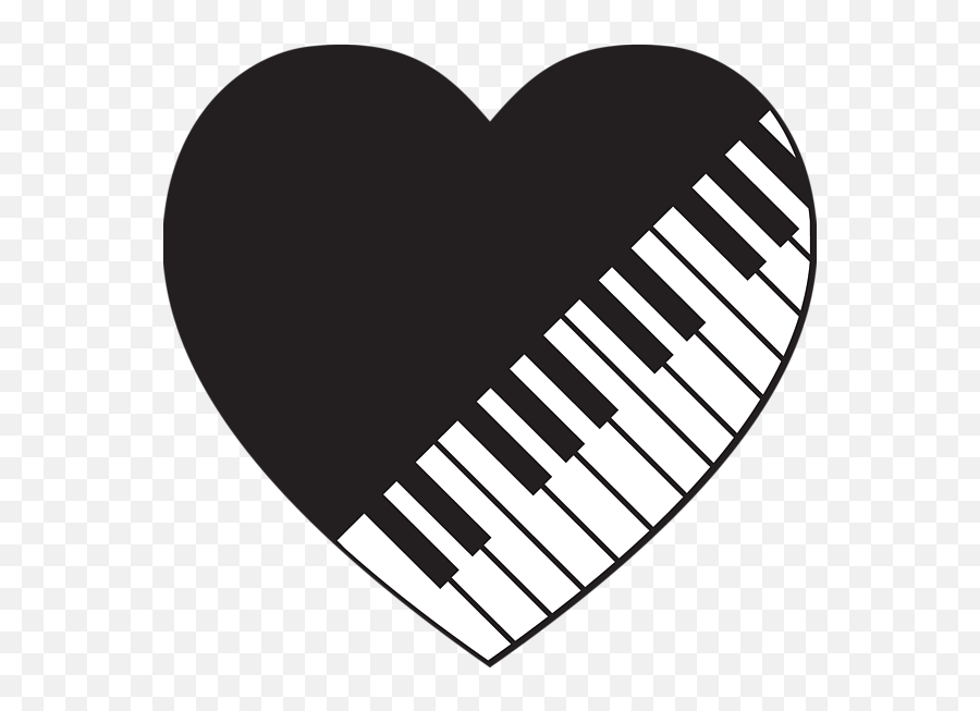 Cute Piano Logos Transparent Cartoon - Jingfm Heart Piano Emoji,Cute Logos