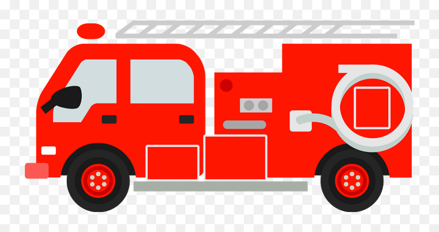 Fire Truck Clipart - Fire Truck Clipart Emoji,Fire Truck Clipart