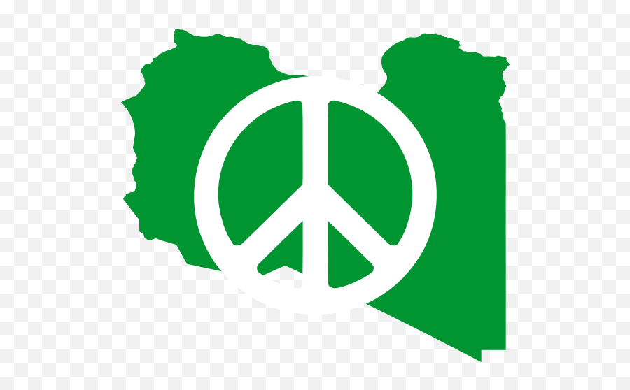 2 11 Libyan Uprising Peace Map Clipart Panda - Free Emoji,Green Peace Logo