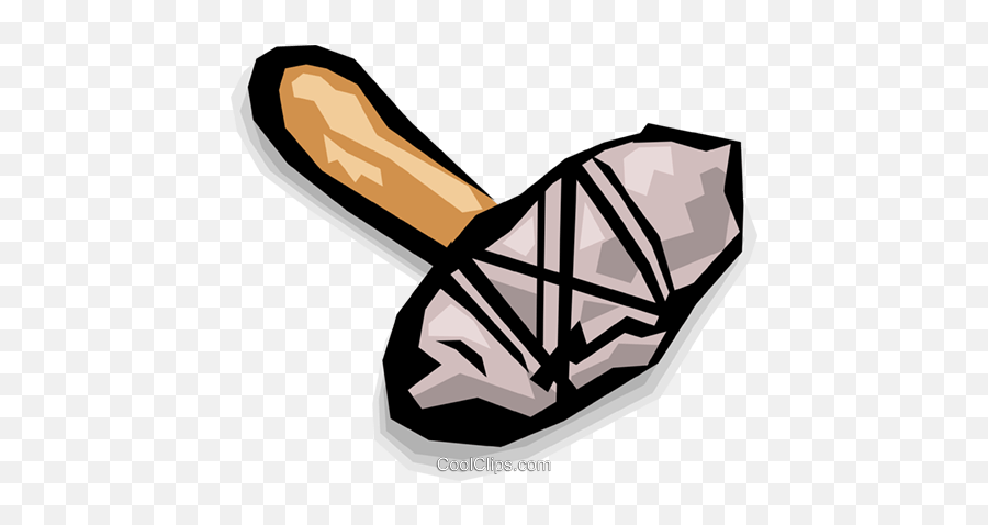 Stone Battle Axe Royalty Free Vector Clip Art Illustration Emoji,Battle Clipart