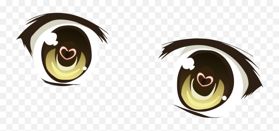Download Hd Anime Eyes Transparent For - Brown Cartoon Eyes Png Emoji,Anime Eyes Png