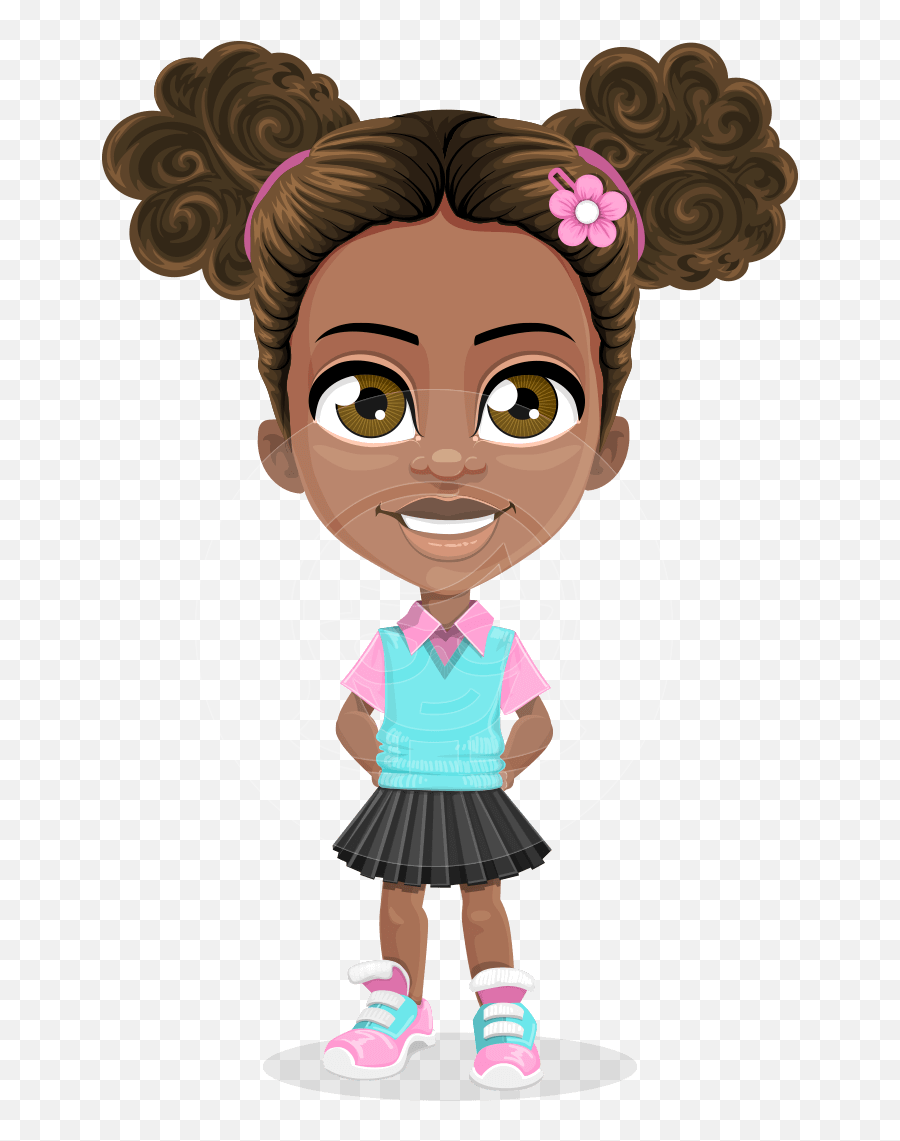 Little Girl Png Transparent - Girl Transparent Background Cartoon Emoji,Little Girl Clipart