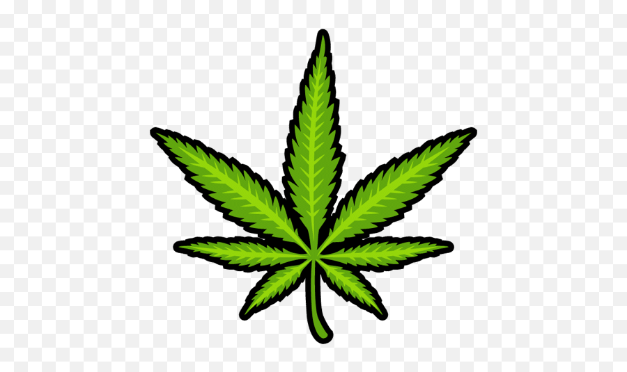 Weed Emoji Png U0026 Free Weed Emojipng Transparent Images - Cannabis Leaf Cartoon,Weed Leaf Png