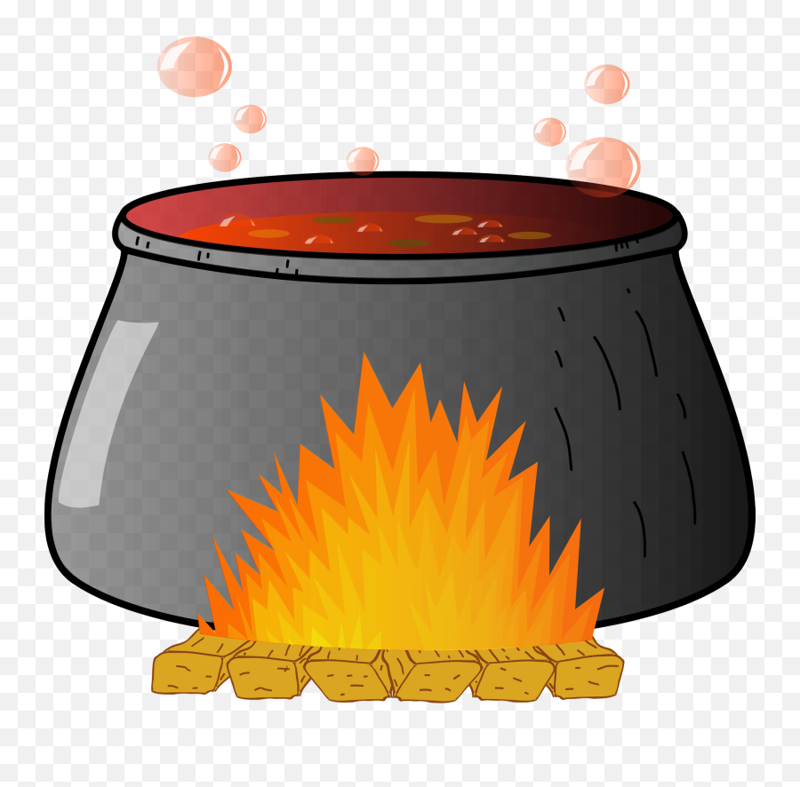 Bubbling Cauldron - Boiling Cauldron Clipart Emoji,Cauldron Clipart