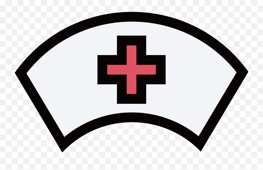 Nursing Nurses Cap Icon - Transparent Background Nurse Hat Clipart Emoji,Nurse Hat Clipart