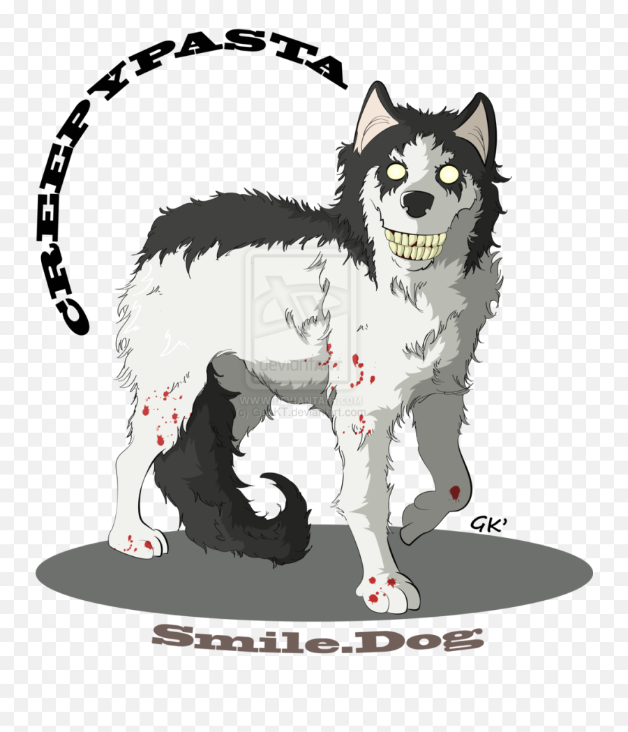Creepy Smile - Smile Dog Creepypasta Cute Transparent Png Cute Slenderman And Jeff The Killer Emoji,Creepy Smile Png