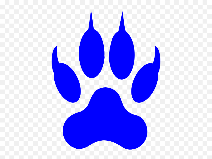 Free Cougar Cliparts Download Free Cougar Cliparts Png - Blue Wolverine Paw Print Emoji,Cougars Clipart