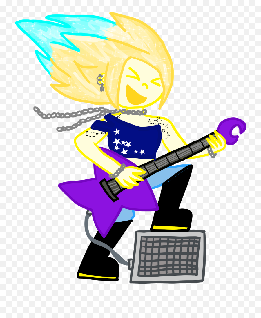 Sparks Actual Rock Star - Cartoon Rock Star Png Emoji,Rockstar Clipart