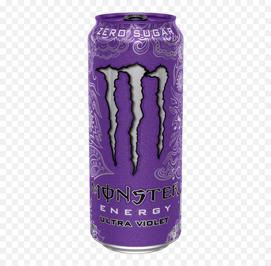 Ultra Violet Monster Ultra Zero - Sugar Energy Drinks Monster Energy Drink Emoji,Monster Energy Logo