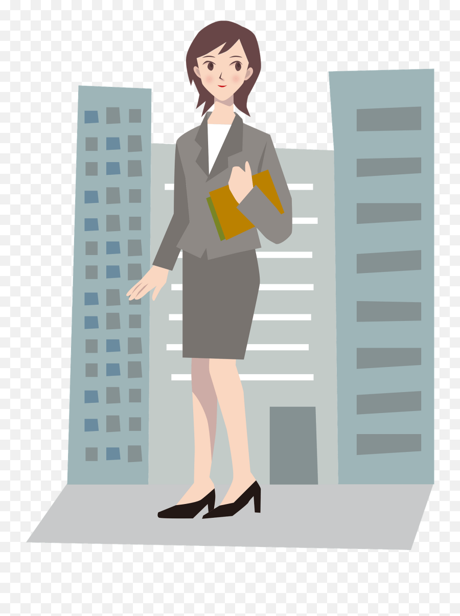 Office Lady Clipart Free Download Transparent Png Creazilla - Lady Going To Office Clip Art Emoji,Sidewalk Clipart