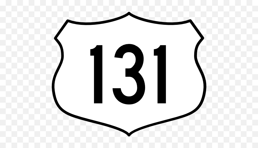 Highway 131 Sign Sticker - Solid Emoji,Highway Clipart