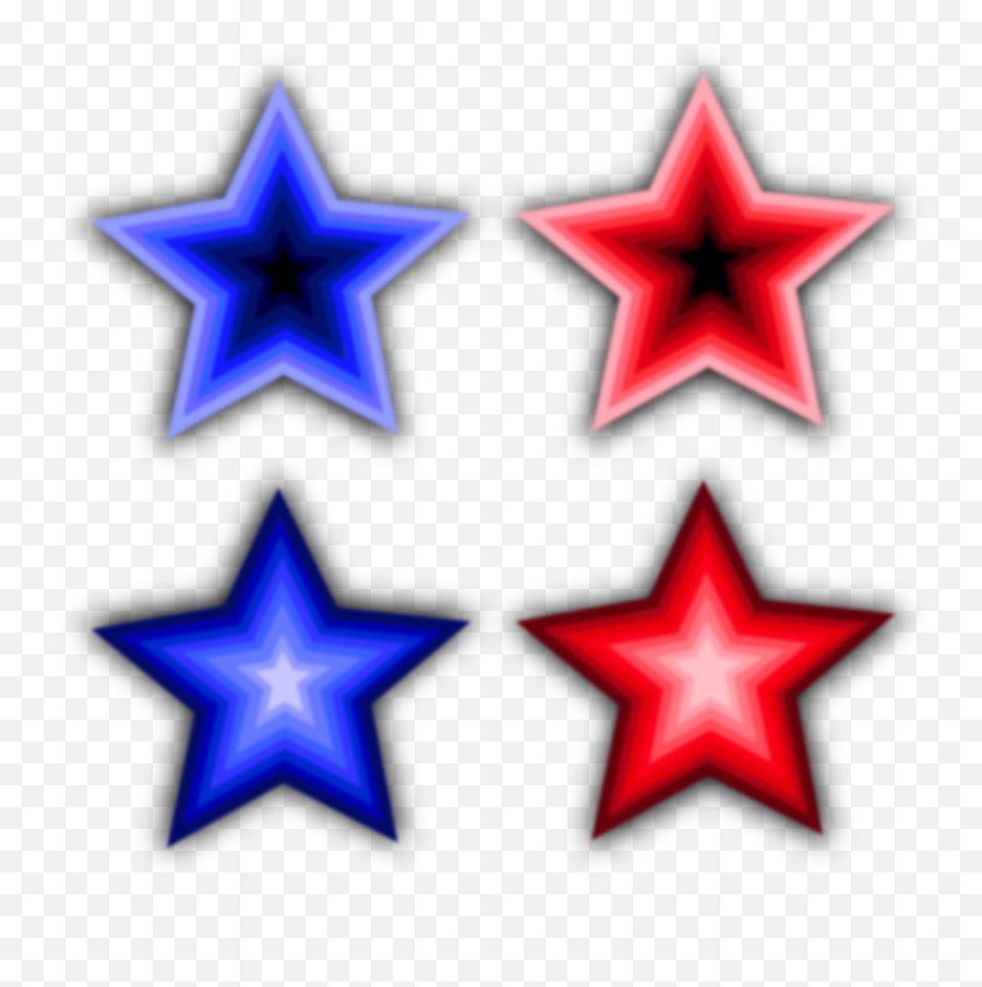 Electric Blue Star Line Png Clipart - Four Stars Clipart Emoji,Blue Stars Png