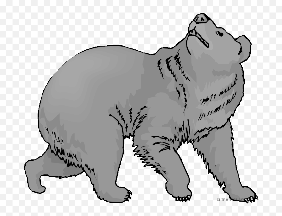 American Black Bear Clip Art Grizzly - Black Bears Cartoon Transparent Emoji,Grizzly Bear Clipart