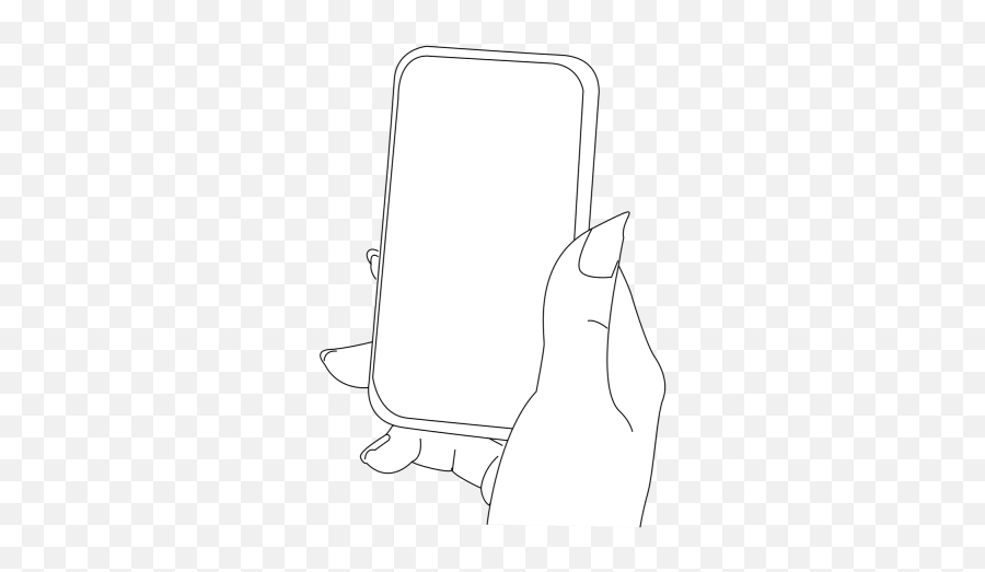 Iphone Clipart Hand Holding - Cartoon Hand Holding Phone Clip Art Emoji,Iphone Clipart