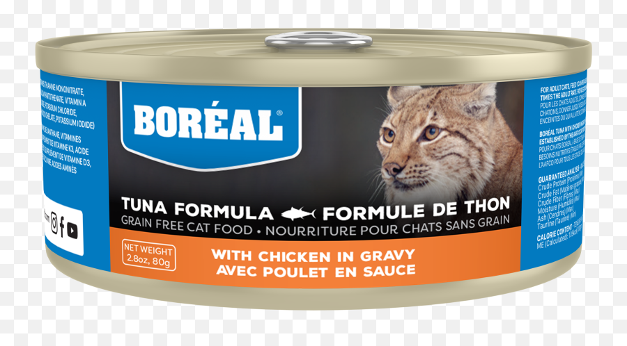 Boreal - Boreal Cat Foods Healthy Nutrition Canadian Boreal Canned Cat Food Emoji,Cat Transparent