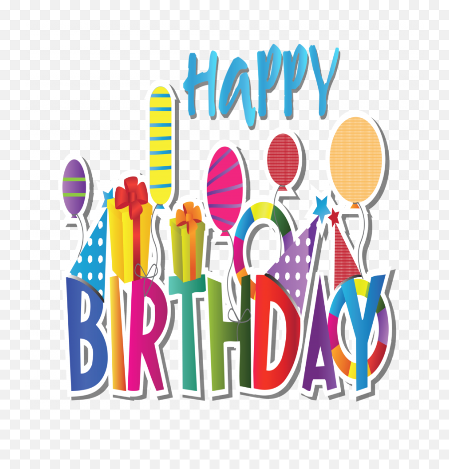 Download Download Line Birthday Free Clipart Birthday Clip - Animated Happy Birthday Transparent Emoji,Happy Birthday Clipart