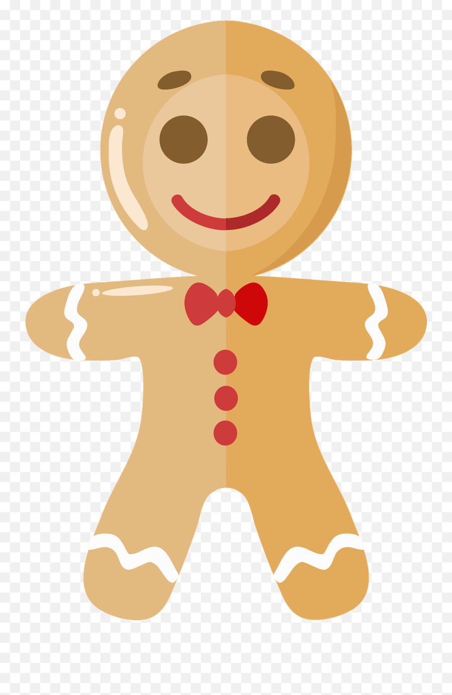 Gingerbread Man Clipart - Happy Emoji,Gingerbread Man Clipart