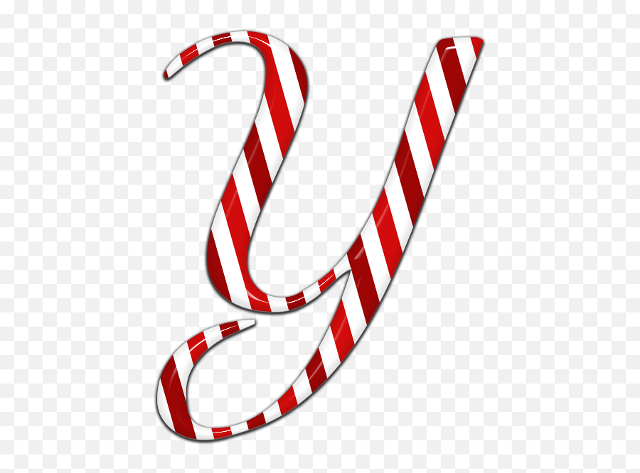 Candycane Letter Y As A Drawing Free Image Download Emoji,Letter Y Clipart