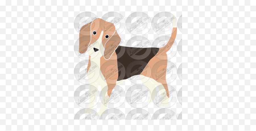 Dog Stencil For Classroom Therapy Use - Great Dog Clipart Emoji,Hound Dog Clipart