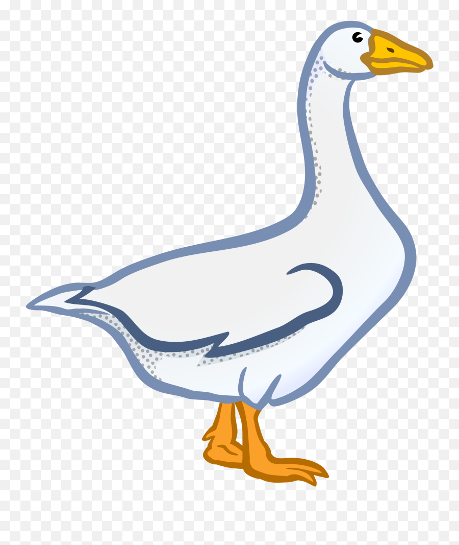 Clipart Goose Coloured Image 2 - Goose Clipart Emoji,Goose Clipart