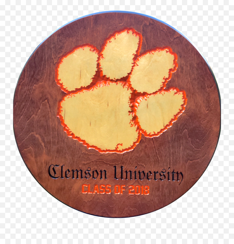 Download Your Clemson Grad Just Went All In On A Great - Clemson Tigers Emoji,Clemson Logo