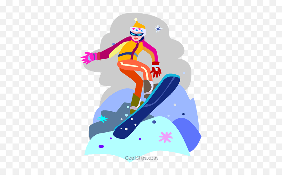 Snowboarder Royalty Free Vector Clip - Snowboarder Emoji,Snowboarders Clipart