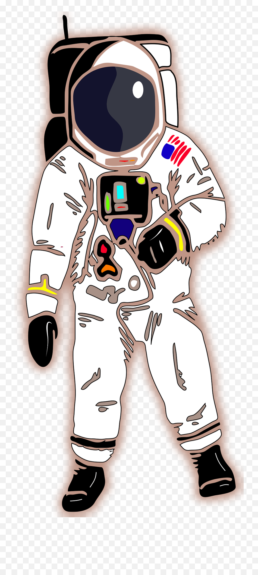 Astronaut Clipart - Transparent Background Astronaut Clipart Gif Emoji,Astronaut Clipart