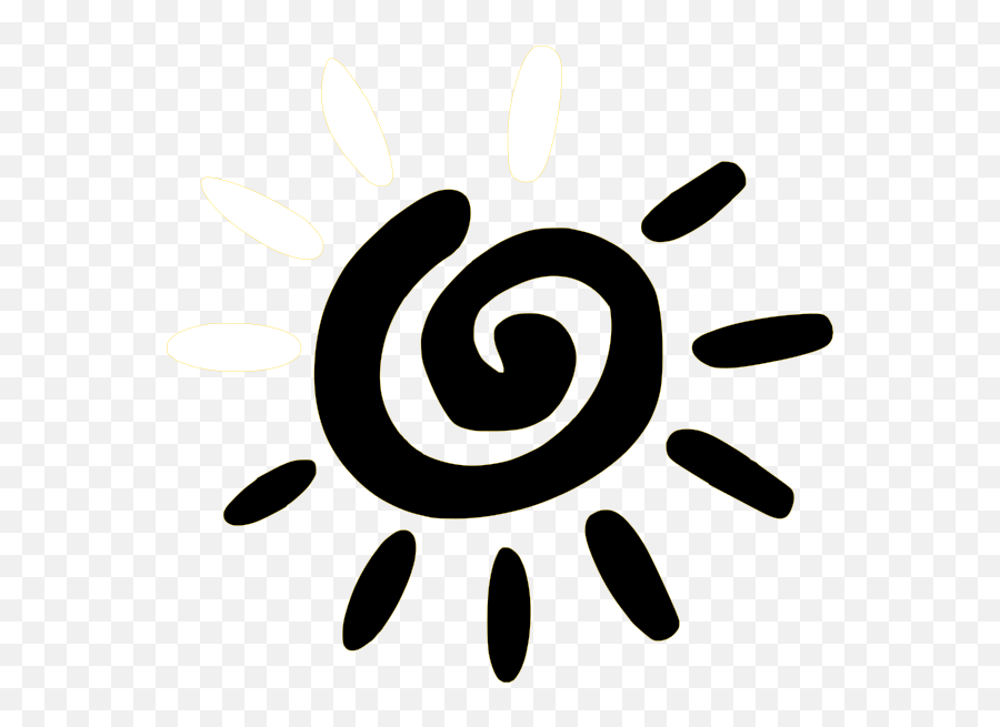Doodle Sun Black Opa Clip Art At Clker - Plazoleta Chorro De Quevedo Emoji,Doodle Clipart