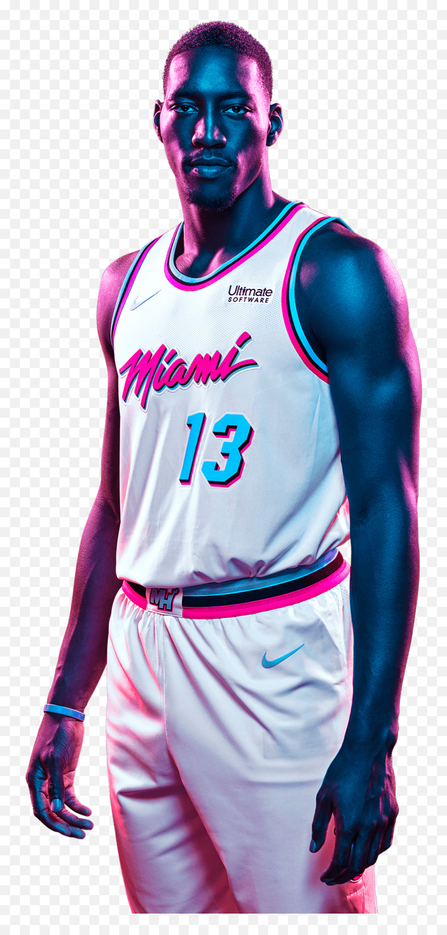 Vice Uniform Bam Adebayo - Miami Heat Vice Day Emoji,Miami Vice Logo
