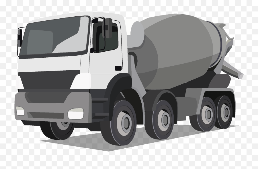 Cement Truck Clipart Emoji,Cement Truck Clipart