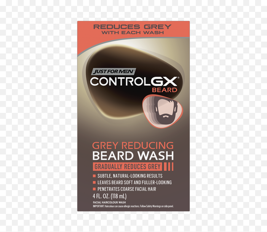 Control Gx Beard Wash Beard Dye Just For Men Emoji,Facial Hair Png
