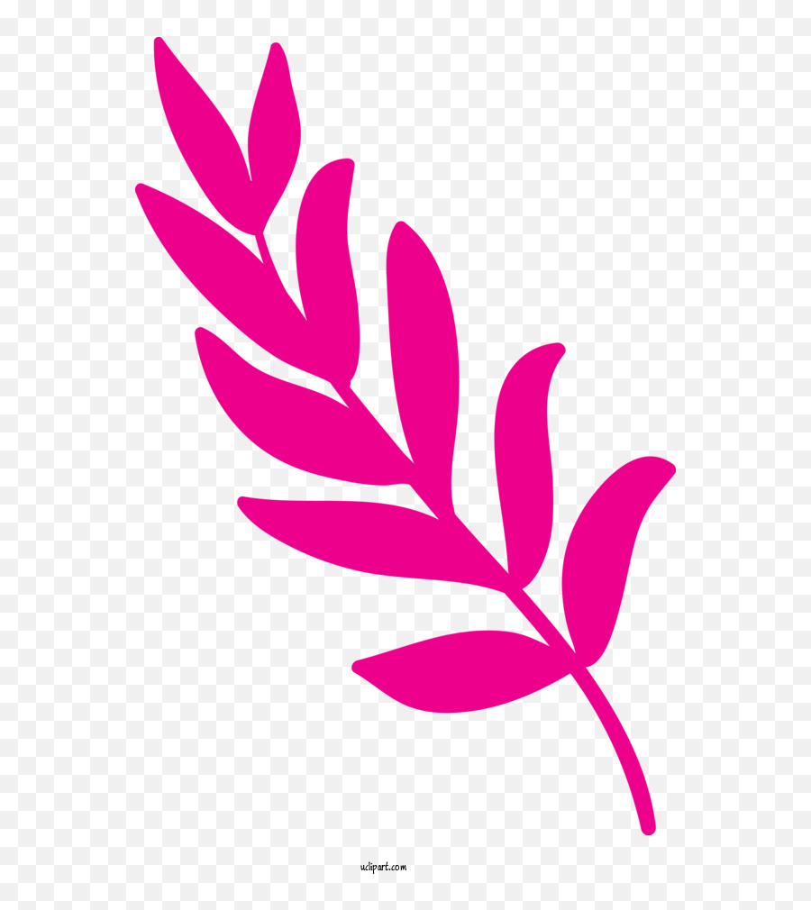 Nature Leaf Pink Plant For Leaf - Leaf Clipart Nature Clip Art Emoji,Foliage Clipart