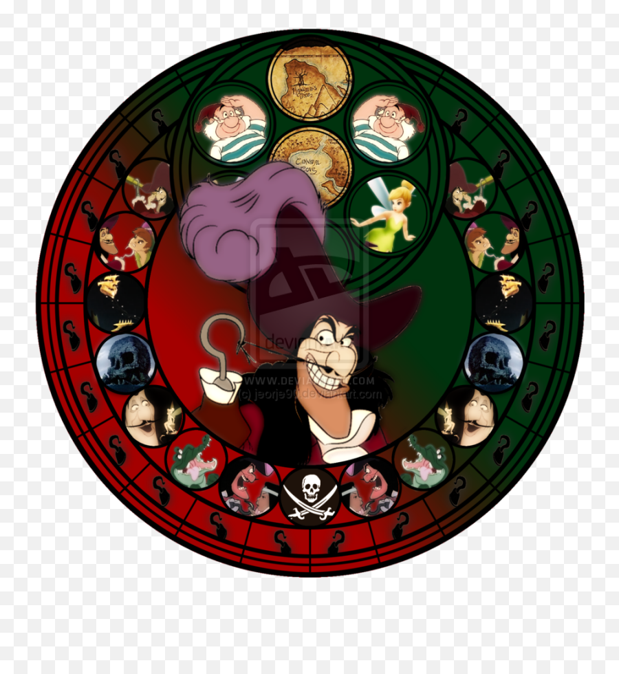 Download Disney Villains Stained Glass Zurg Png Image With Emoji,Disney Villains Logo