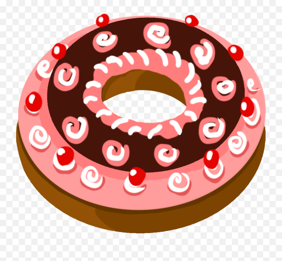 Hand Painted Food Desserts Donuts Png - Dounot Clipart Png Emoji,Donut Clipart
