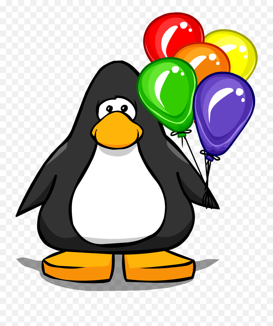 Penguin Clipart Cartoon Penguin Cartoon Transparent Free - Club Penguin Balloons Emoji,Penguin Clipart