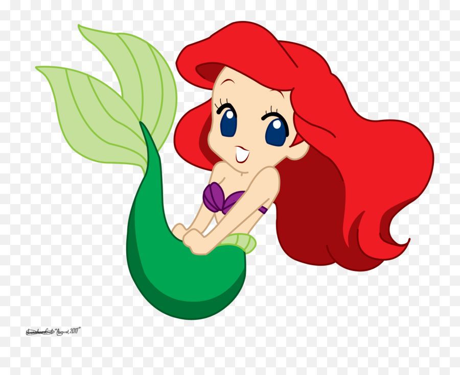 Little Mermaid Iphone Clipart - Disney Princess Cartoon Cute Cartoon Cute Mermaid Clipart Emoji,Little Mermaid Png