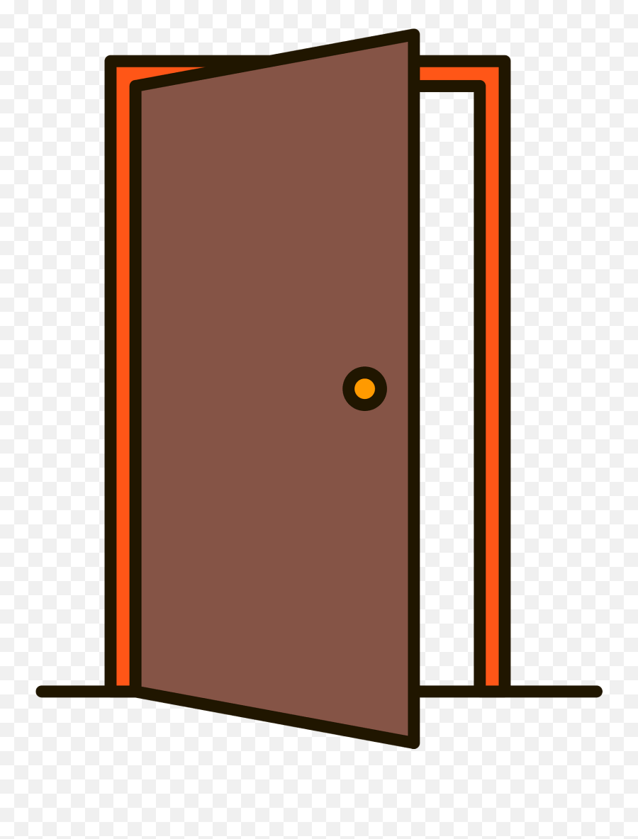 Open Door Clipart - Open Door Clipart Brown Emoji,Open Door Clipart