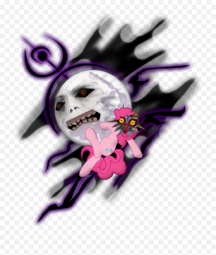 Mask Pinkie Pie - Rainbow Dash Majoras Mask Emoji,Majora's Mask Logo