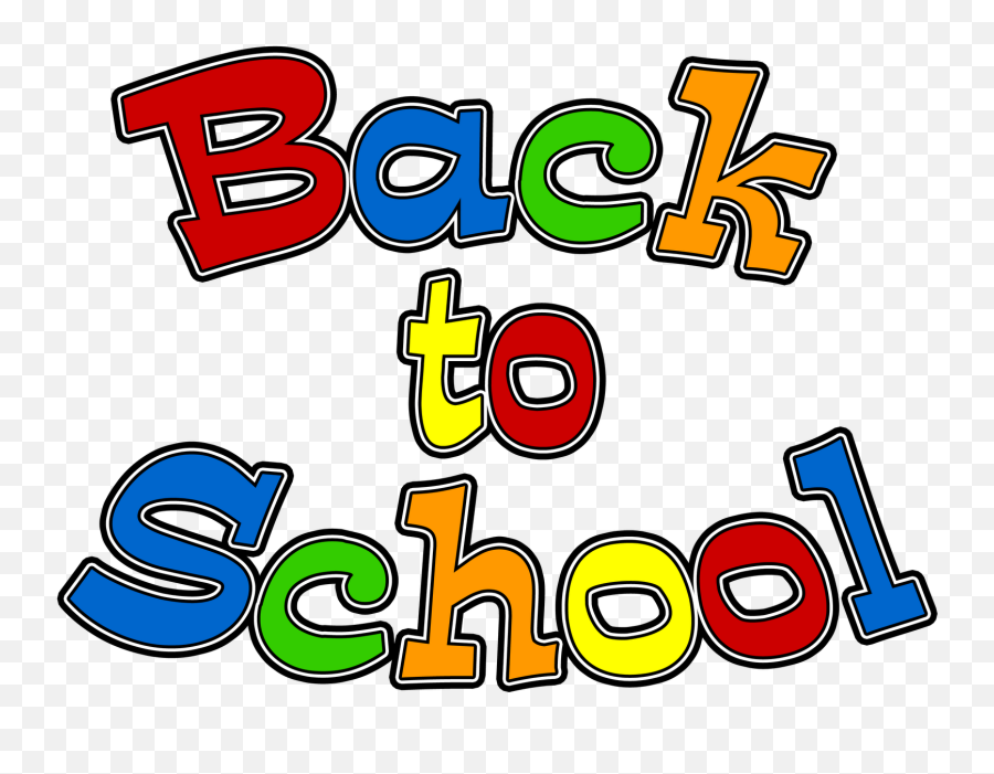 Back To School Clipart Free - Free Animated Welcome Back To School Emoji,School Clipart