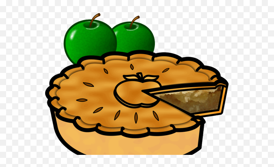 Tart Clipart Apple Pie - Apple Pie Cartoon Transparent Emoji,Pie Clipart