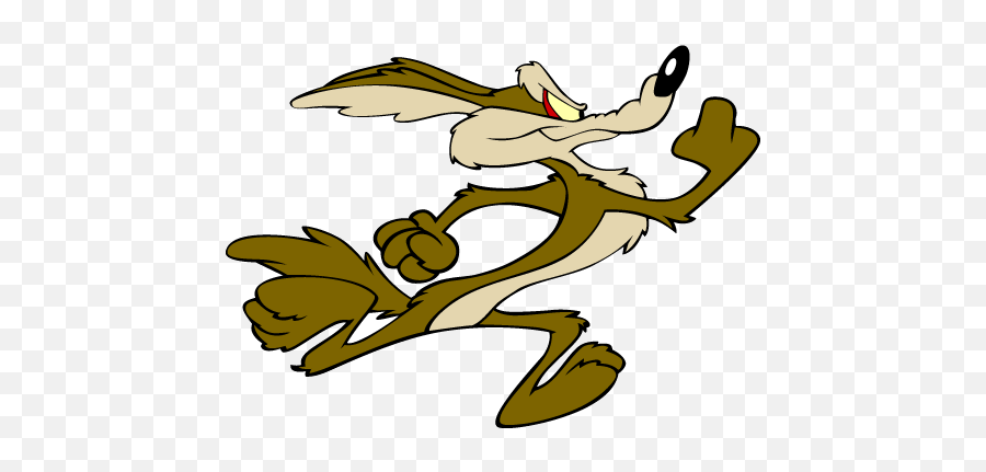 Toonarific Clipart Gallery - Road Runner Coyote Running Emoji,Coyote Clipart