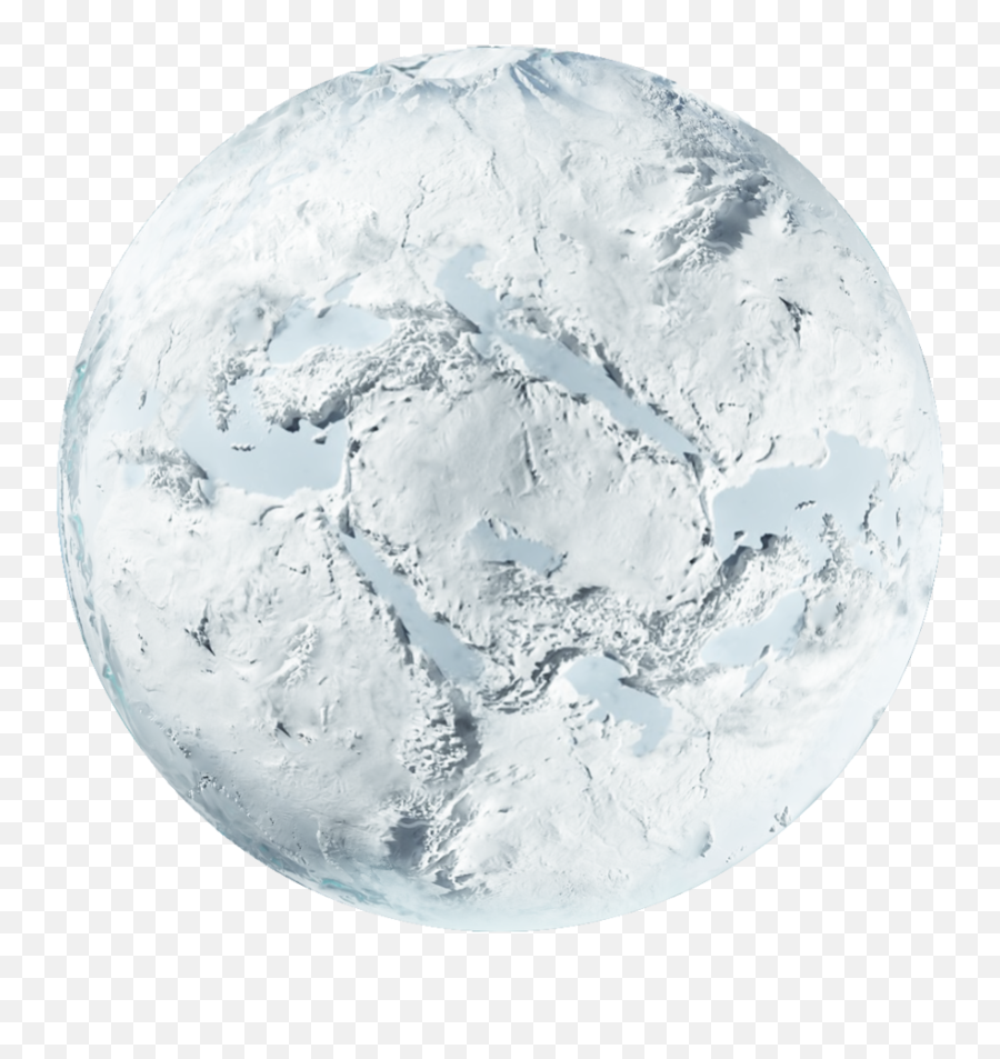 Om46 - Png V24 Photo Ice Planet Ice Planet Png Emoji,Planet Transparent Background