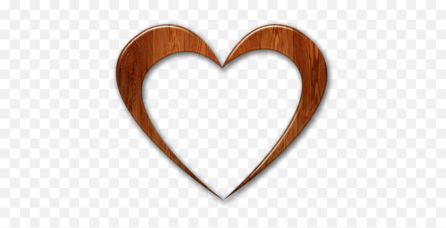 Clipart Transparent Background Wooden - Rustic Wooden Heart Png Emoji,Heart Transparent Background