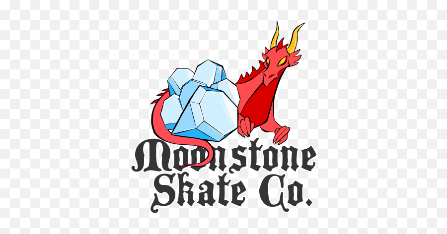 Moonstone Skate Co - Fictional Character Emoji,Skateboarding Company Logo