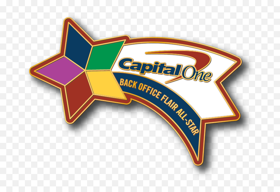 Capital One Employee - Lapel Pin Custom Star Employee Recognition Emoji,Capital One Logo