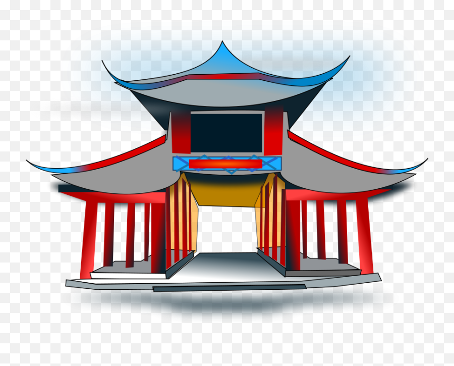 Free Chinese Cliparts Png Images - Chinese Temple Clipart Emoji,Chinese Food Clipart