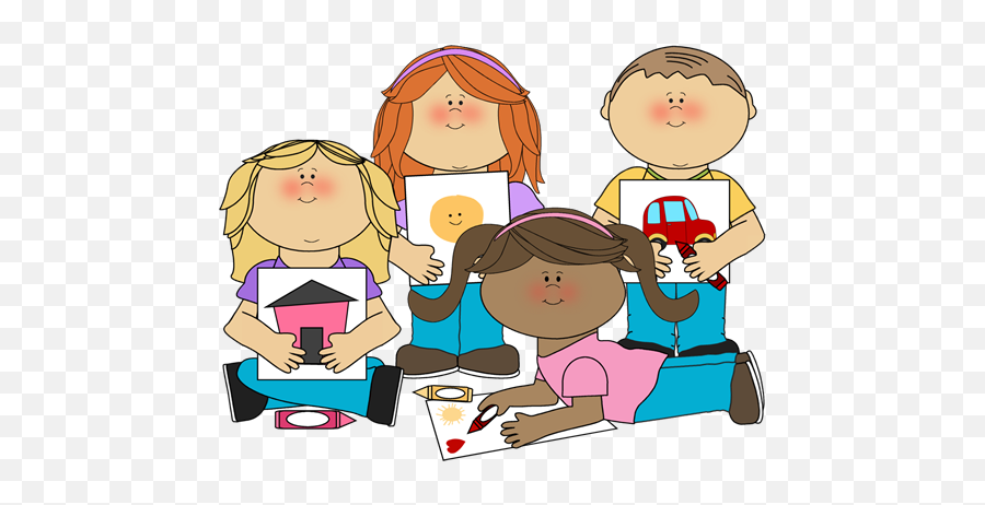 Free Coloring Cliparts Download Free Clip Art Free Clip Art - Kids At School Clipart Emoji,Preschool Clipart